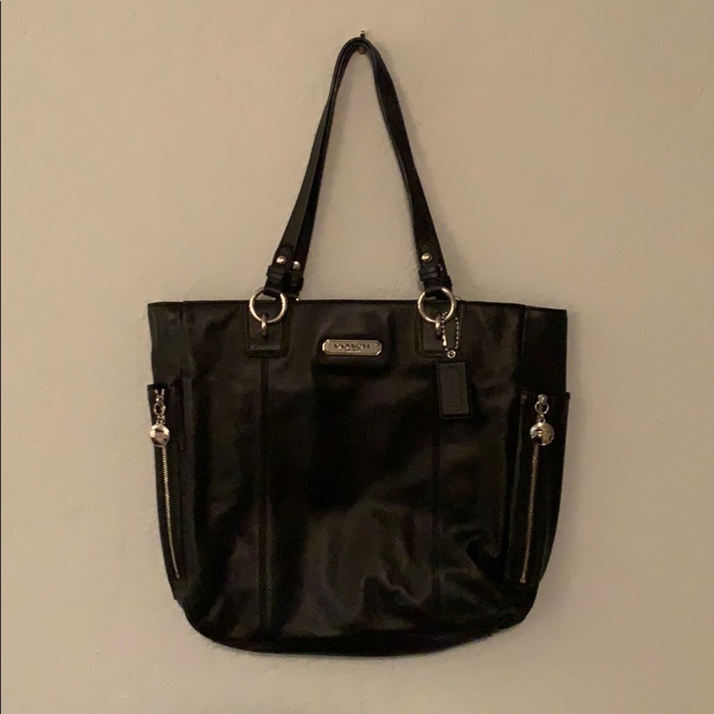 Coach leather purse